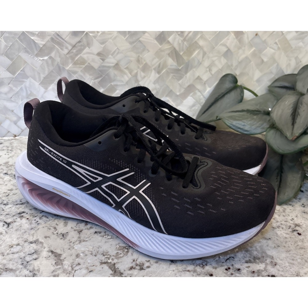 Asics GEL-Excite 10 Running Shoes Womens Size 10 Black Sneakers